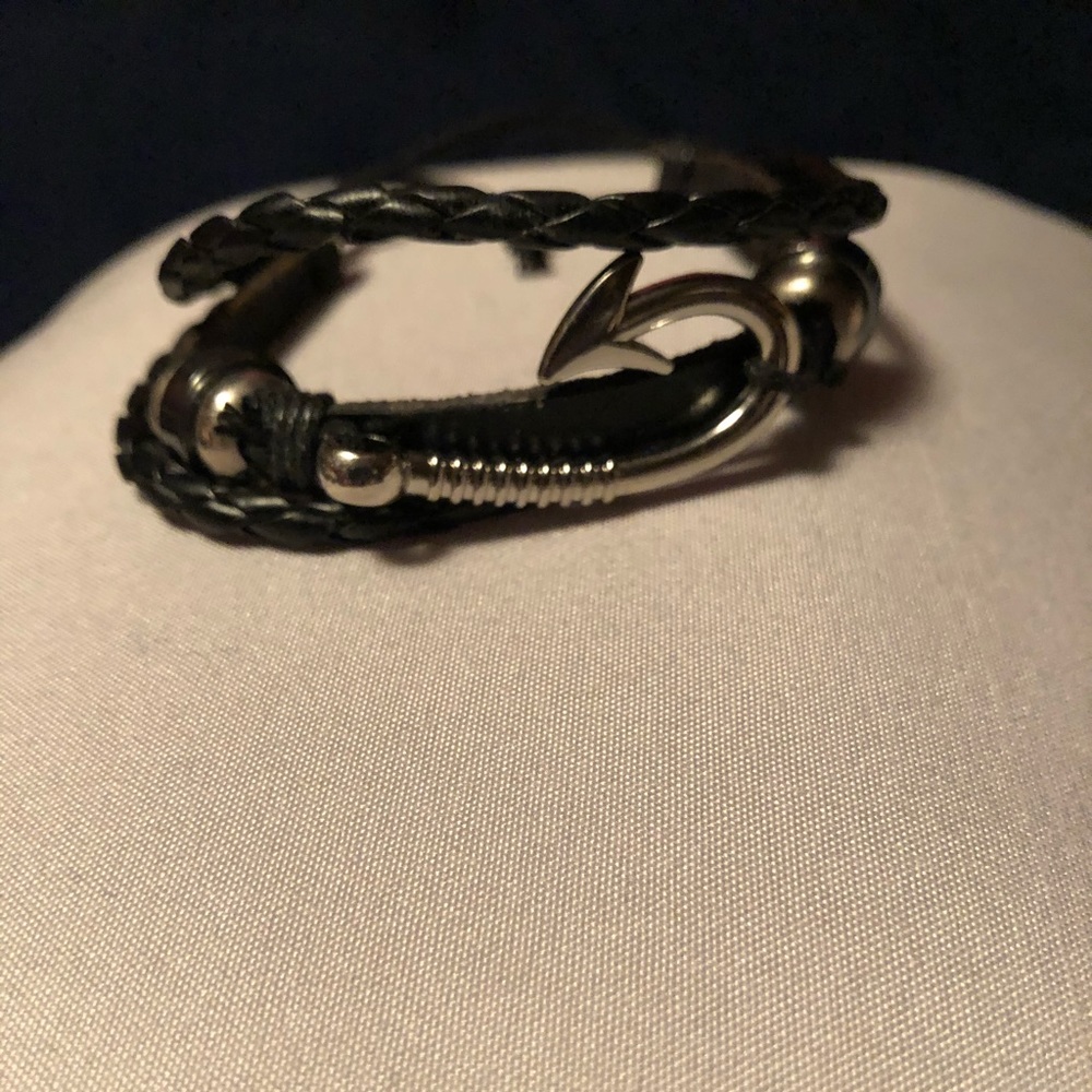 3 layer leather bracelet